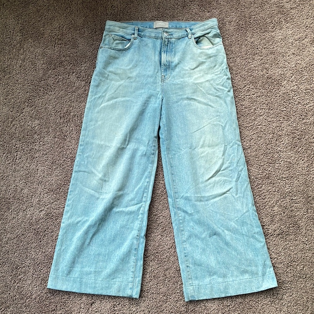 Everlane Summer wide leg Jean, 32, light wash